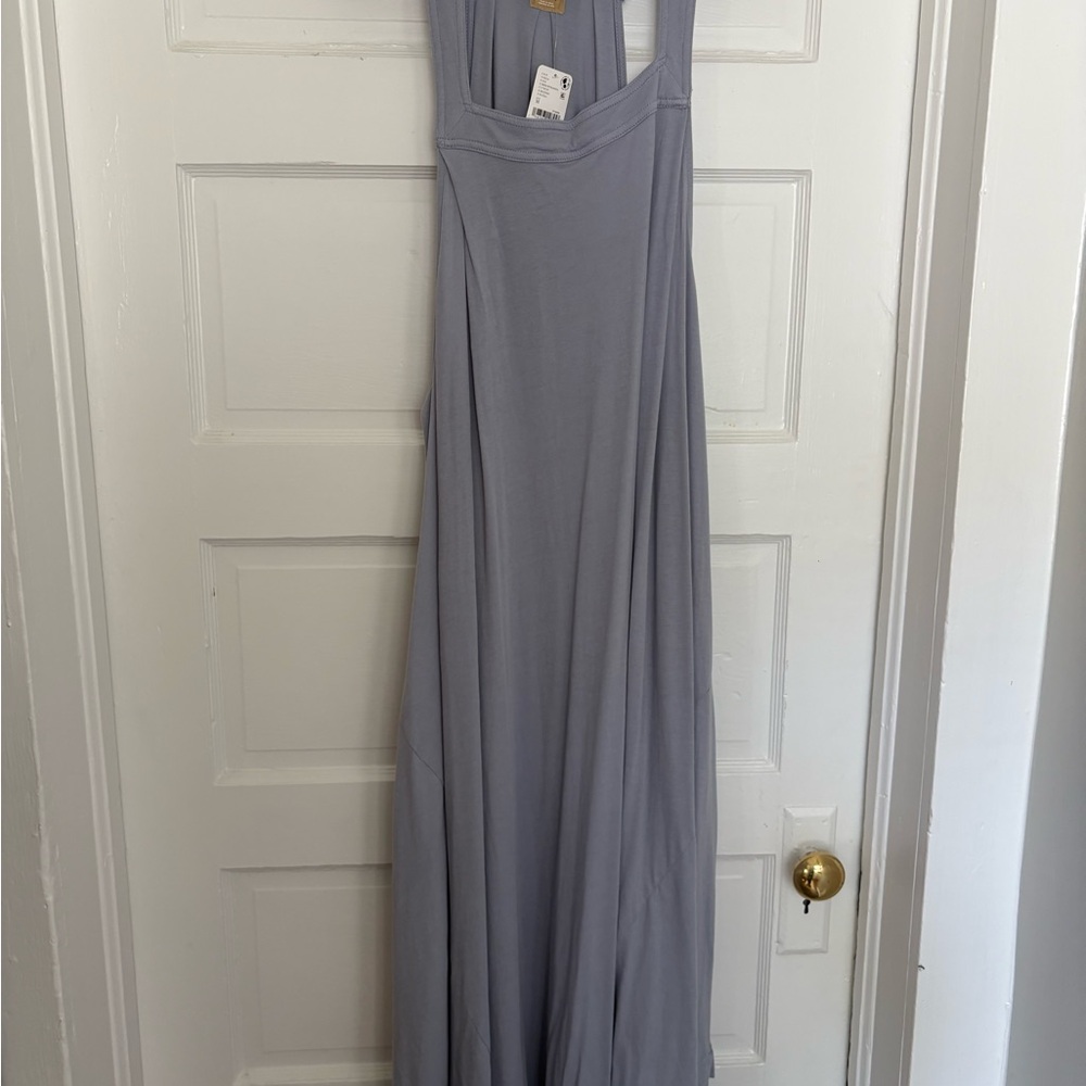 Free People Maxi Dress in Dried Hydrangea (M)